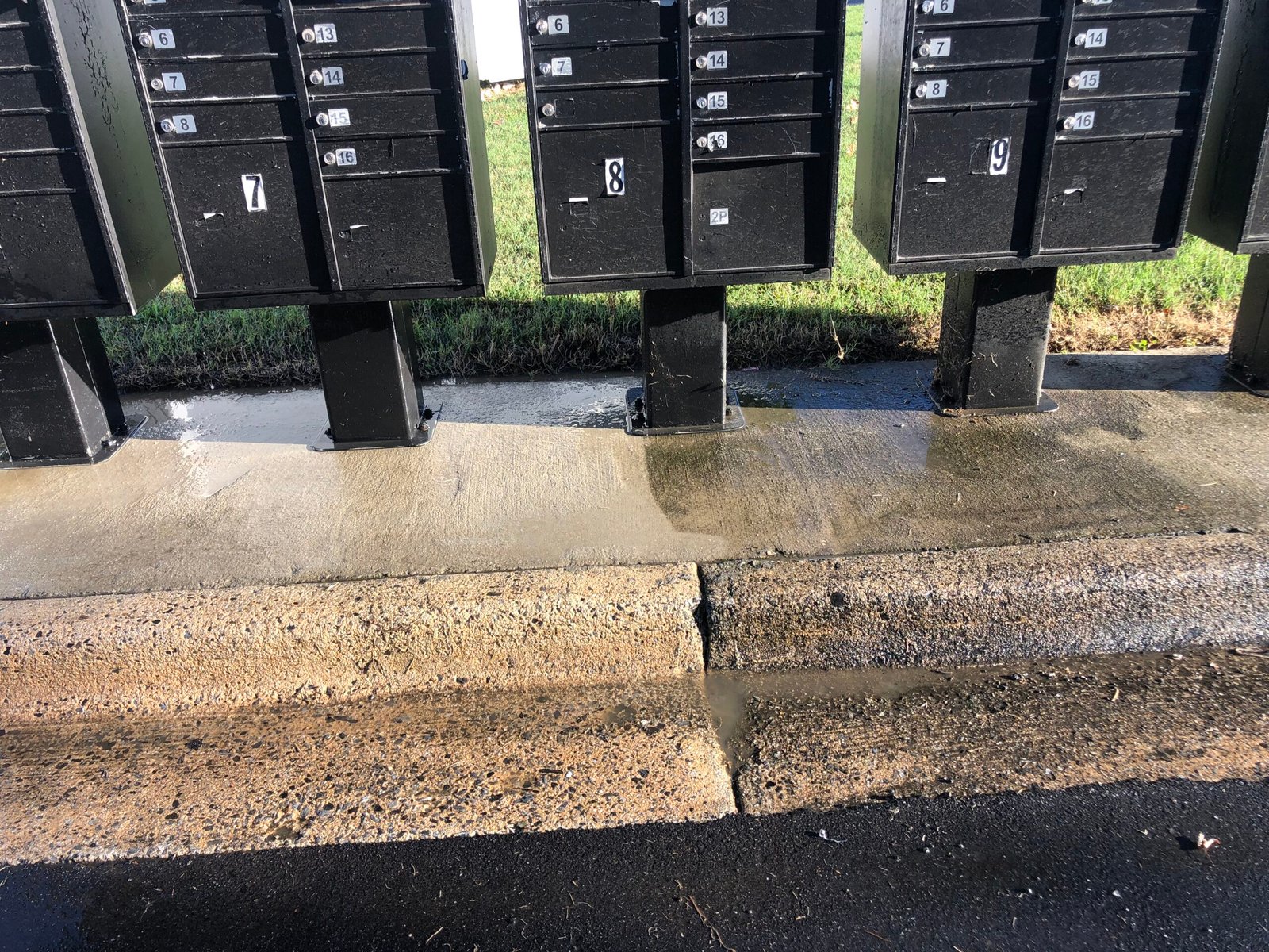 Driveway combined before and after