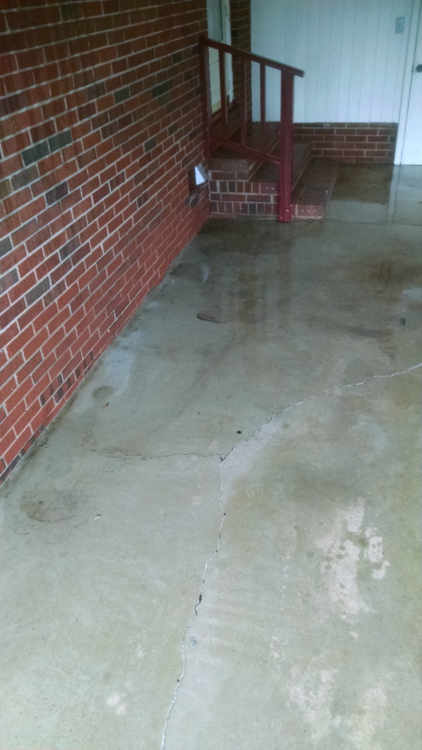 Patio after cleaning