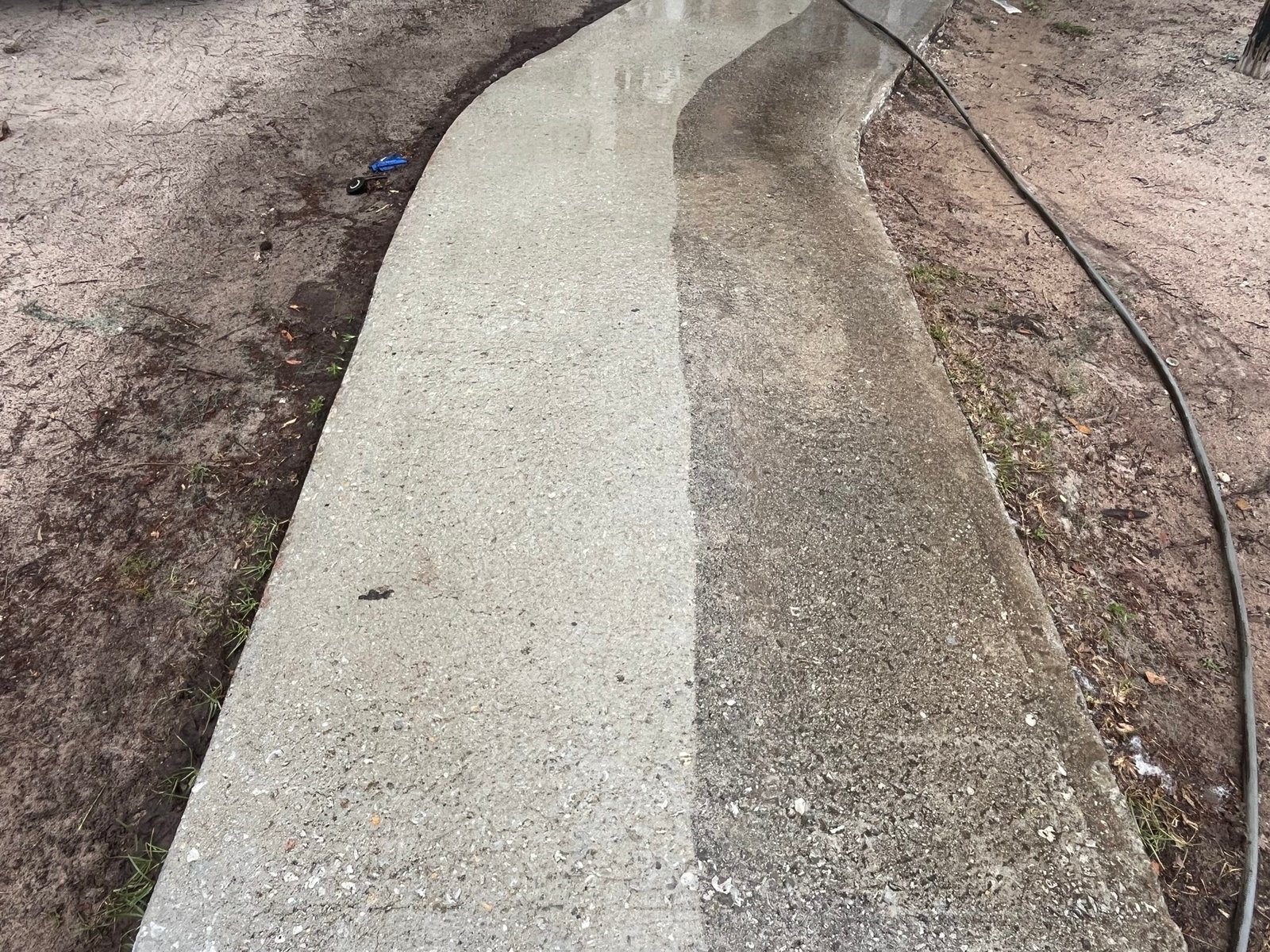 Patio combined before and after