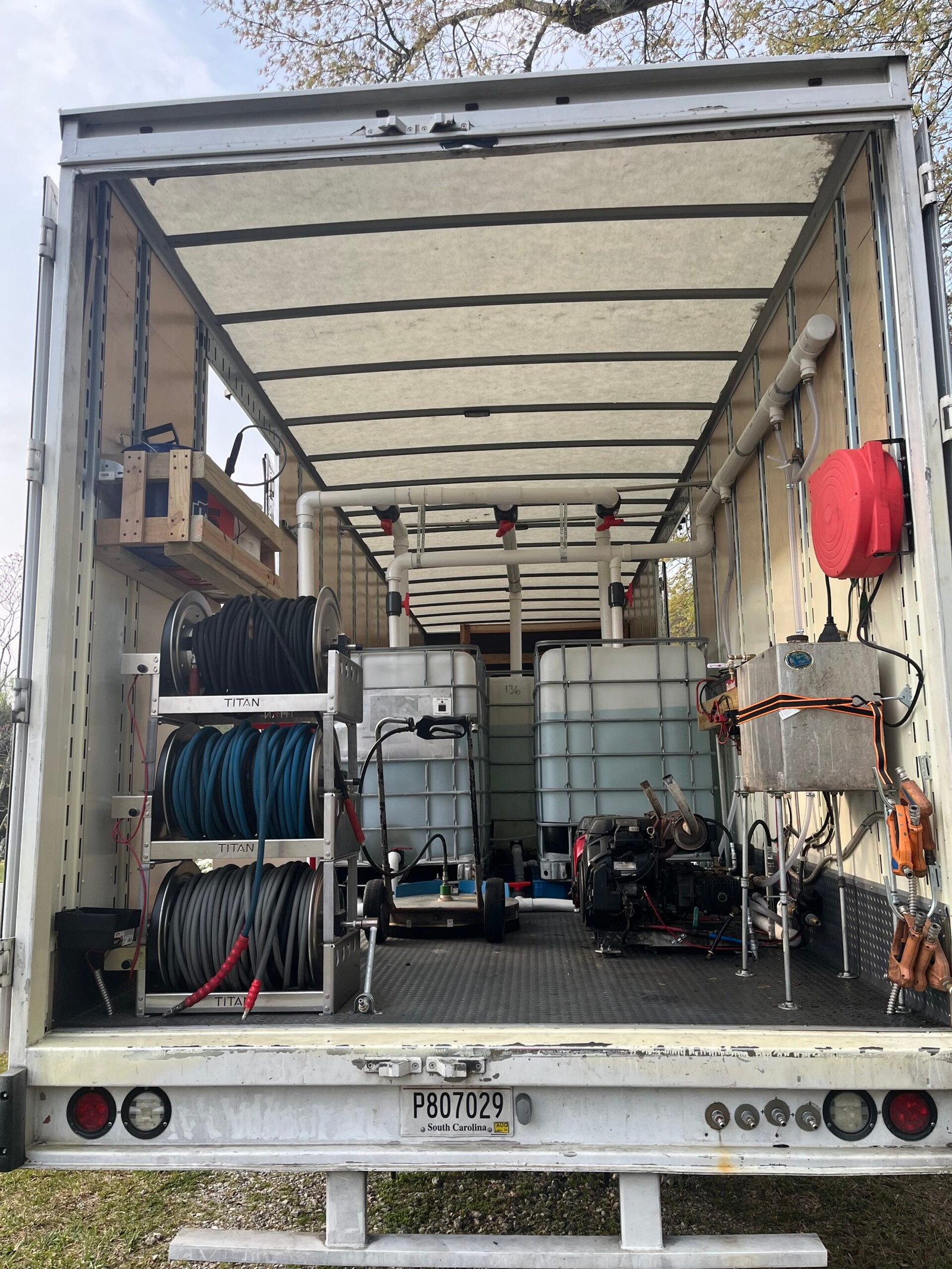 Trucks and equipment ready for same-day service